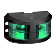 Lopolight Series 200-018 - Double Stacked Navigation Light - 2NM - Vertical Mount - Green - Black Housing [200-018G2ST-B] - Besafe1st® 