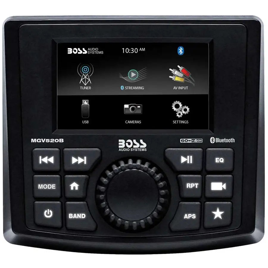 Boss Audio MGV520B Marine Stereo w/AM/FM/BT/USB/Rear Camera [MGV520B] - Premium Stereos  Shop now 