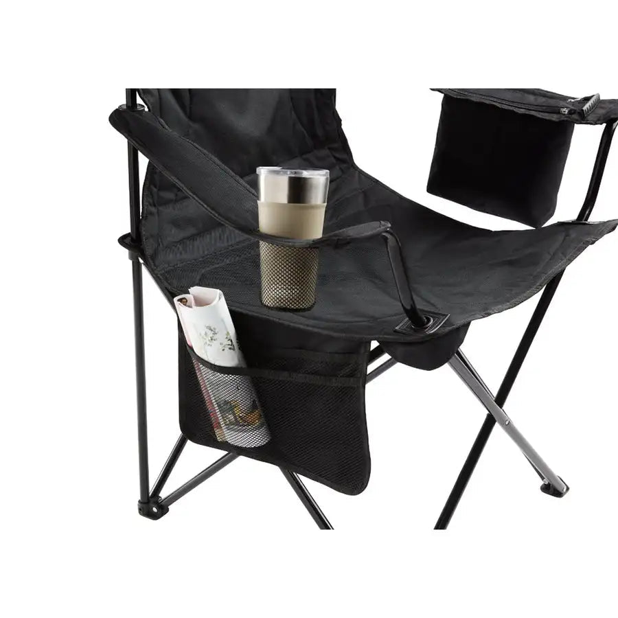 Coleman Cooler Quad Chair - Black [2000032007] - Premium Camping  Shop now 