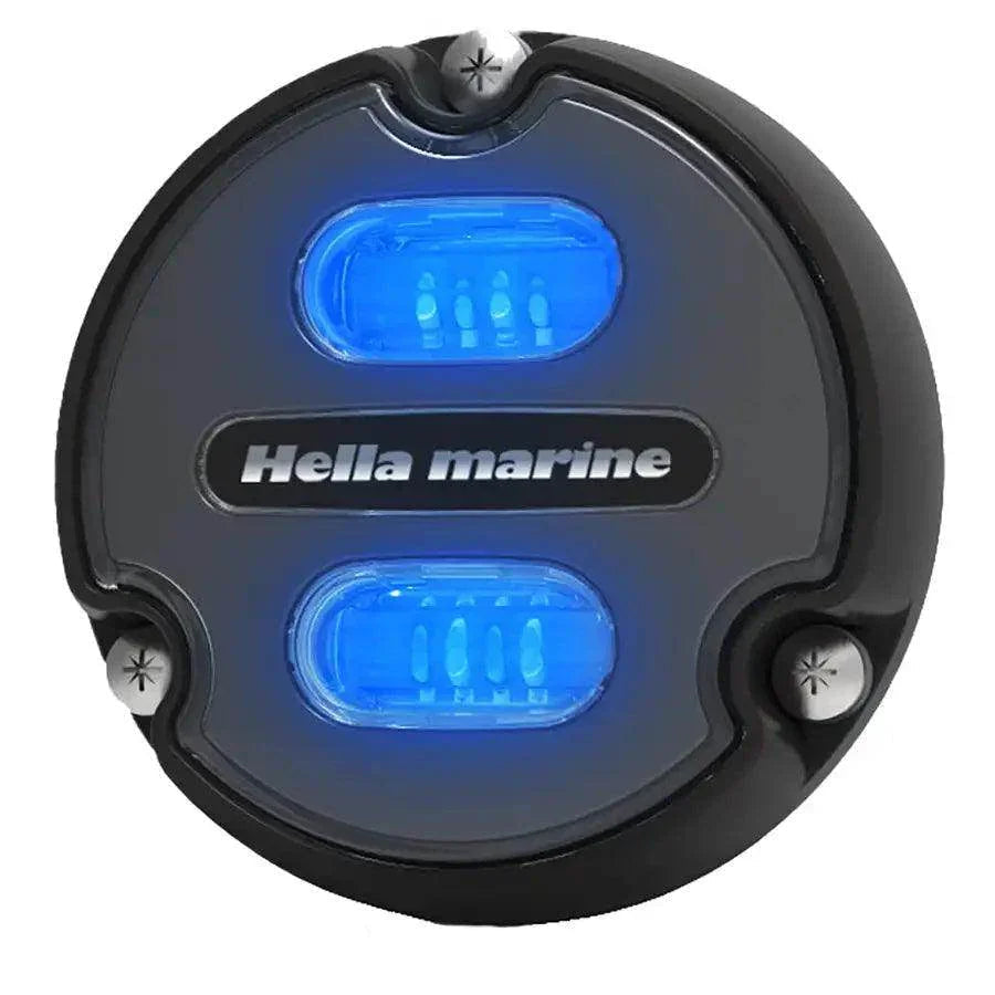 Hella Marine Apelo A1 Blue White Underwater Light - 1800 Lumens - Black Housing - Charcoal Lens [016145-001] Hella Marine