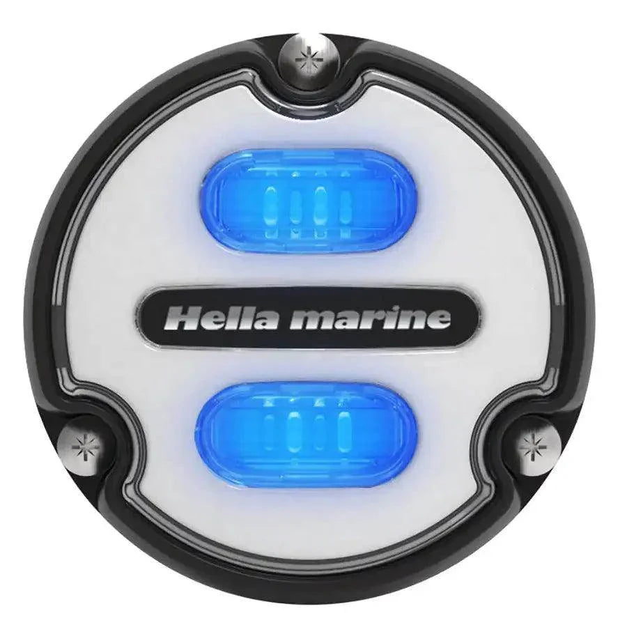 Hella Marine Apelo A1 Blue White Underwater Light - 1800 Lumens - Black Housing - White Lens [016145-011] - Besafe1st