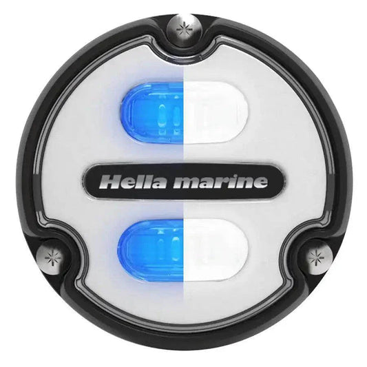 Hella Marine Apelo A1 Blue White Underwater Light - 1800 Lumens - Black Housing - White Lens [016145-011] Hella Marine