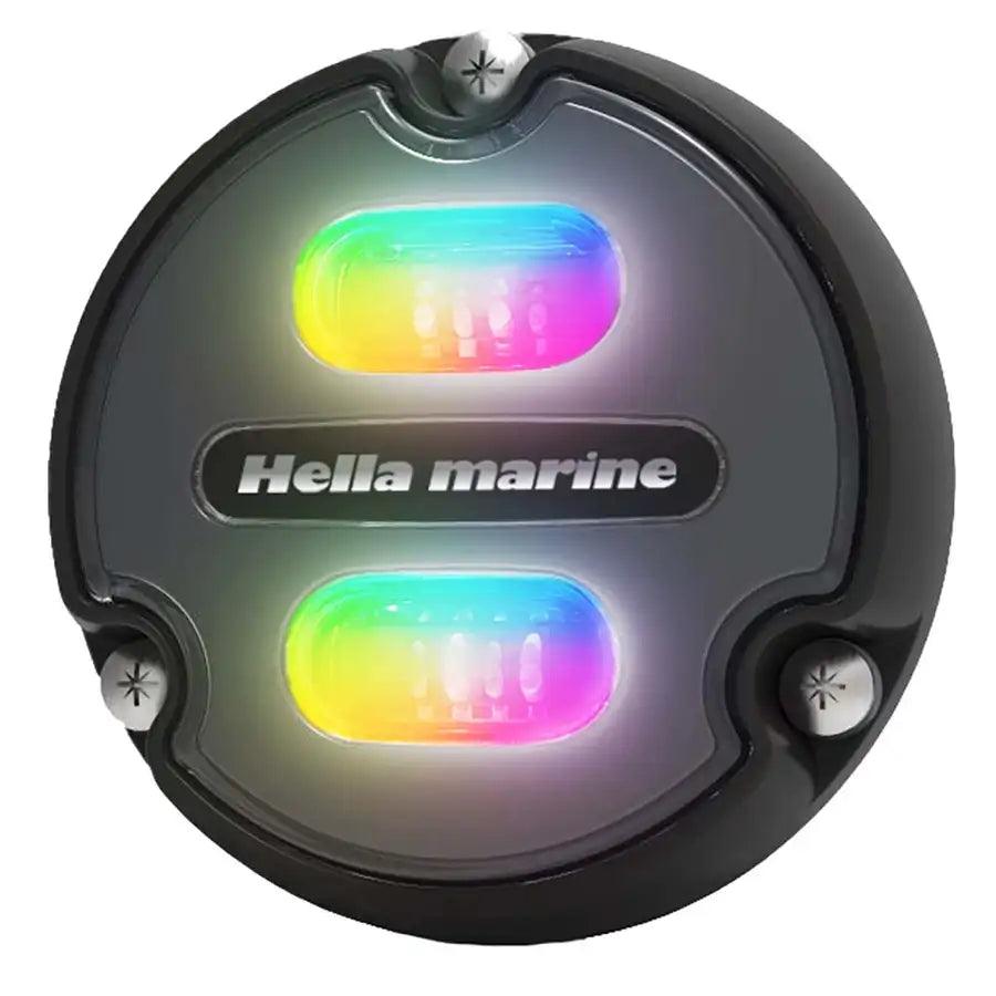 Hella Marine Apelo A1 RGB Underwater Light - 1800 Lumens - Black Housing - Charcoal Lens [016146-001] - Besafe1st® 