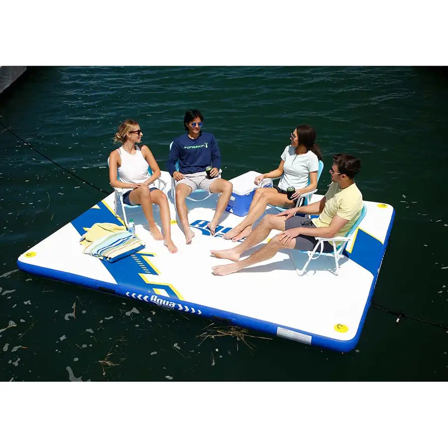 Aqua Leisure 10 x 8 Inflatable Deck - Drop Stitch [APR20924] - Besafe1st®  