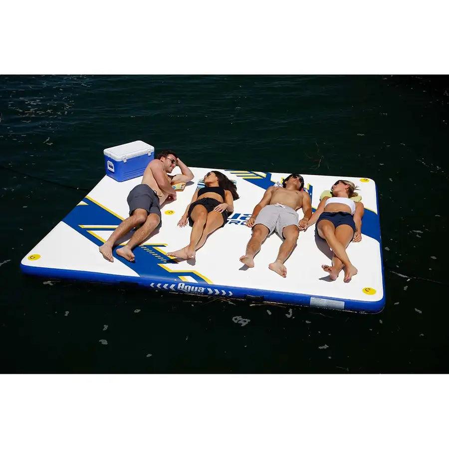 Aqua Leisure 10 x 8 Inflatable Deck - Drop Stitch [APR20924] - Besafe1st® 