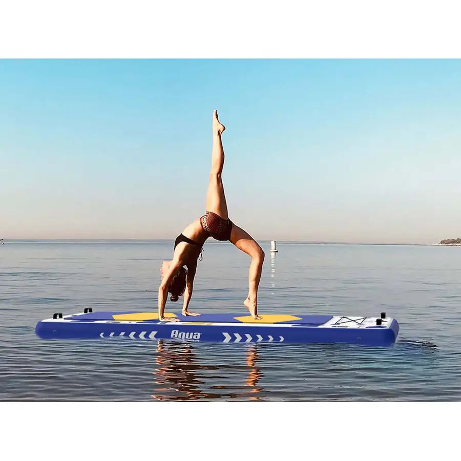 Aqua Leisure 8 x 3 Inflatable Marine Deck/Yoga Mat [APL21349] - Premium Floats  Shop now 
