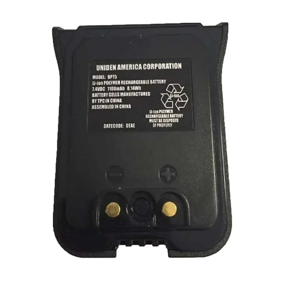 Uniden Battery Pack f/MHS75 [BBTH0927001] - Besafe1st® 