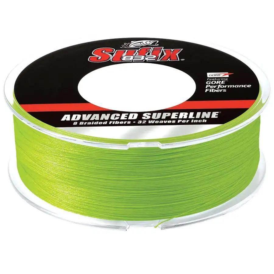 Sufix 832 Advanced Superline Braid - 10lb - Neon Lime - 600 yds [660-210L] Sufix