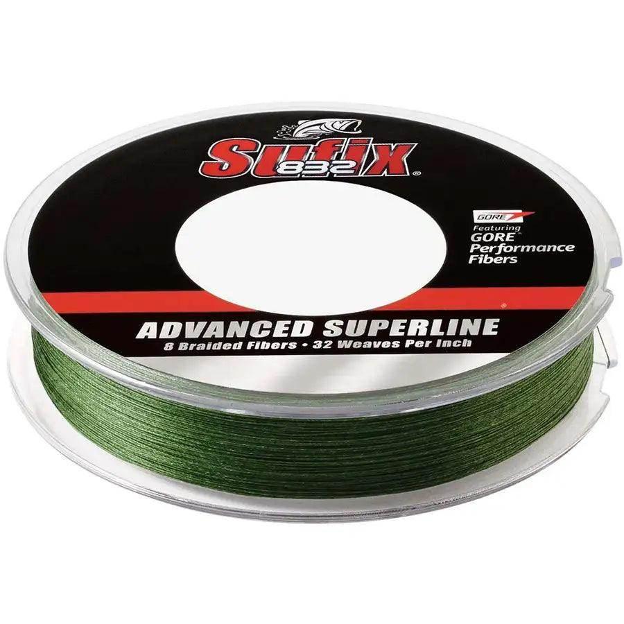 Sufix 832 Advanced Superline Braid - 15lb - Low-Vis Green - 300 yds [660-115G] Sufix