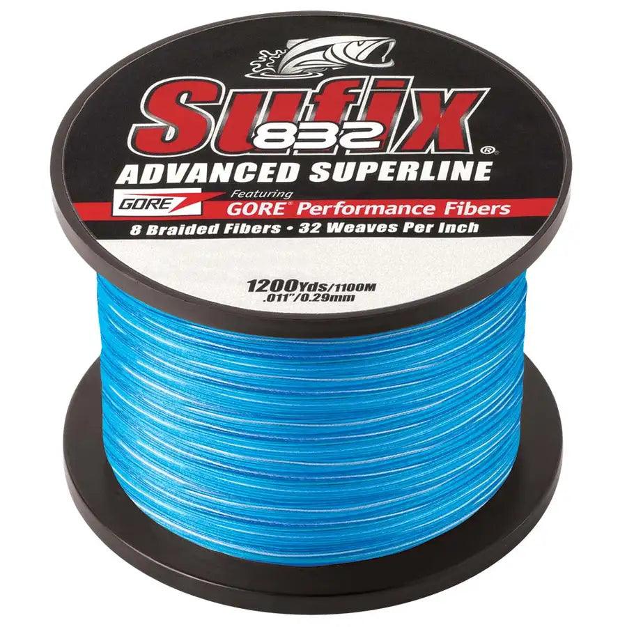 Sufix 832 Advanced Superline Braid - 15lb - Coastal Camo - 1200 yds [660-315CC] - Besafe1st® 