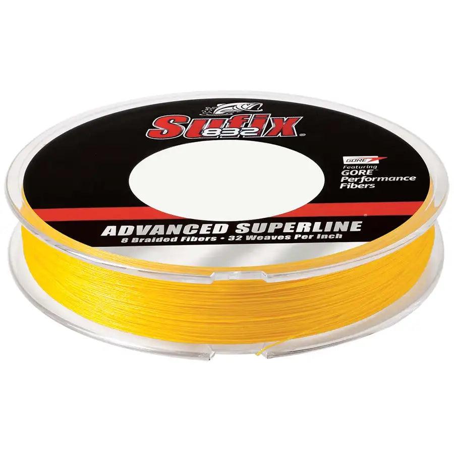 Sufix 832 Advanced Superline Braid - 20lb - Hi-Vis Yellow - 150 yds [660-020Y] - Besafe1st® 