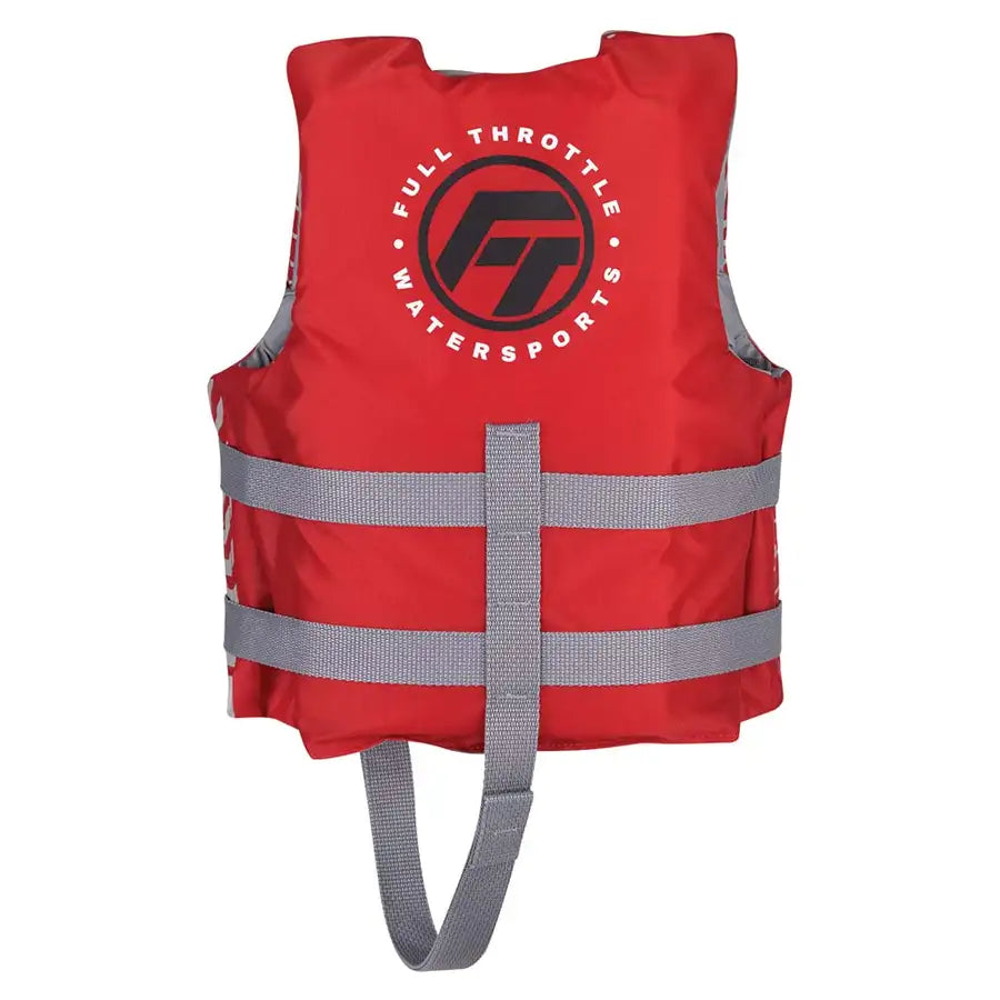 Full Throttle Child Nylon Life Jacket - Red [112200-100-001-22] - Premium Life Vests  Shop now at Besafe1st®