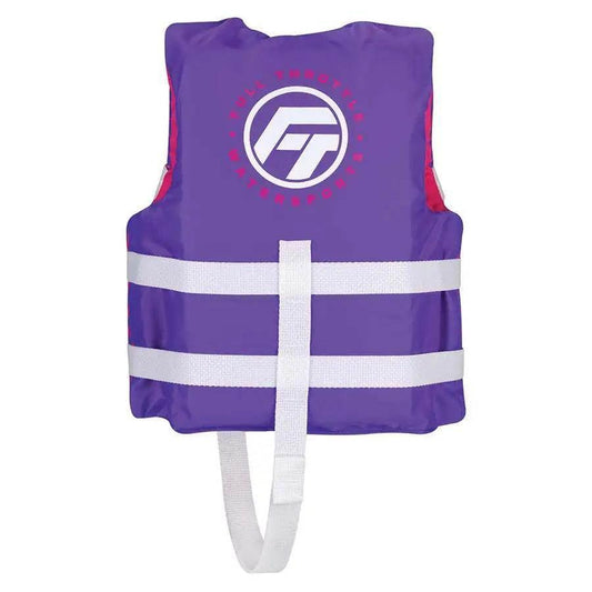 Full Throttle Child Nylon Life Jacket - Purple [112200-600-001-22] - Besafe1st