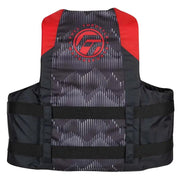 Full Throttle Adult Nylon Life Jacket - S/M - Red/Black [112200-100-030-22] - Besafe1st® 