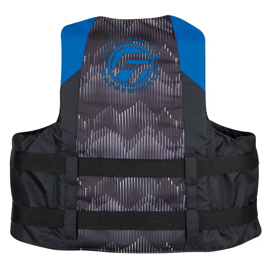 Full Throttle Adult Nylon Life Jacket - 2XL/4XL - Blue/Black [112200-500-080-22] - Premium Life Vests  Shop now 