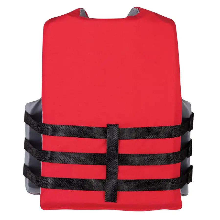 Full Throttle Adult Universal Ski Life Jacket - Red [112000-100-004-22] - Besafe1st® 