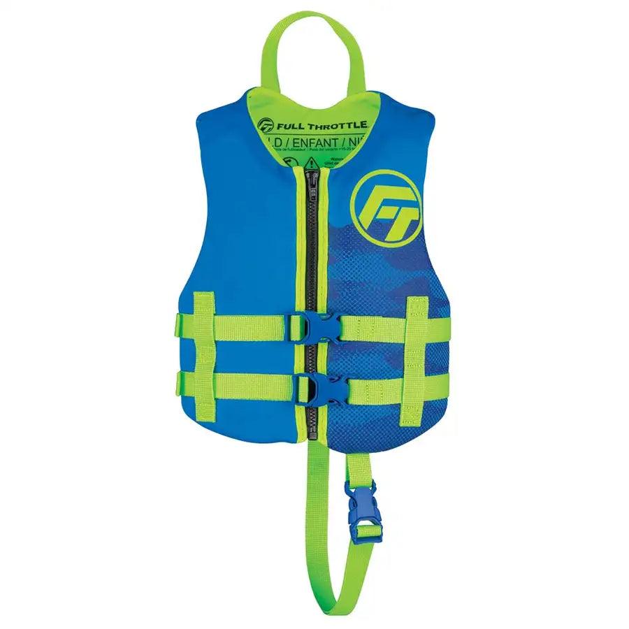 Full Throttle Child Rapid-Dry Life Jacket -Blue [142100-500-001-22] - Besafe1st® 