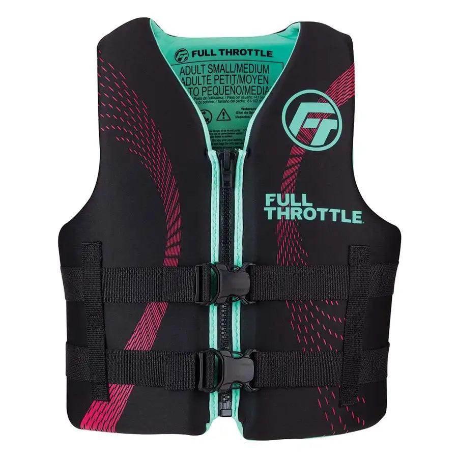 Full Throttle Adult Rapid-Dry Life Jacket - S/M - Aqua/Black [142100-505-030-22] Full Throttle