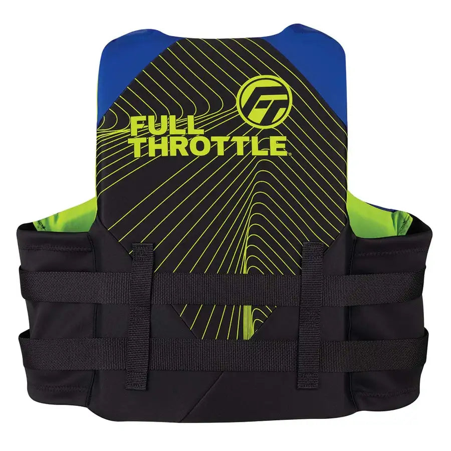 Full Throttle Adult Rapid-Dry Life Jacket - L/XL - Blue/Black [142100-500-050-22] - Besafe1st®  