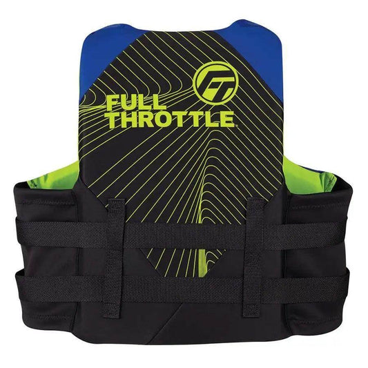 Full Throttle Adult Rapid-Dry Life Jacket - L/XL - Blue/Black [142100-500-050-22] - Besafe1st