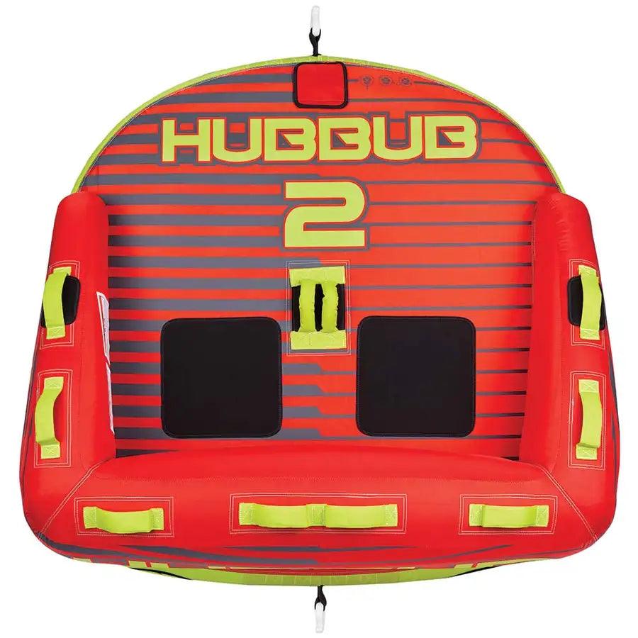 Full Throttle Hubbub 2 Towable Tube - 2 Rider - Red [303400-100-002-21] - Besafe1st® 