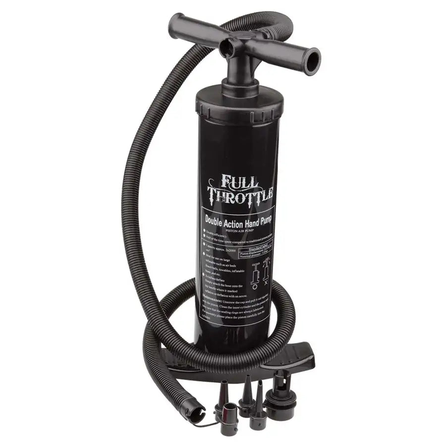 Full Throttle Dual Action Hand Pump - Black [310100-700-999-12] - Premium Air Pumps  Shop now 