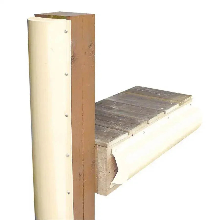 Dock Edge Piling Bumper - One End Capped - 6 - Beige [DE1020SF] Dock Edge