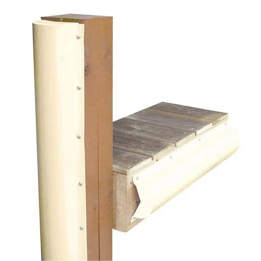 Dock Edge Piling Bumper - One End Capped - 6 - Beige [DE1020SF] Dock Edge