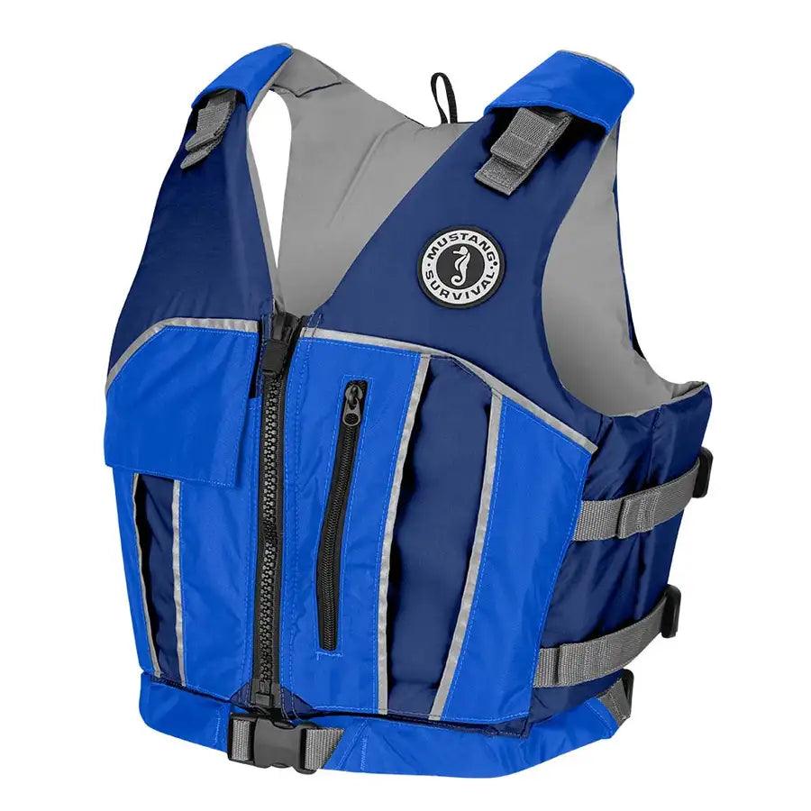 Mustang Reflex Foam Vest - Royal Blue/Navy - XL/XXL [MV7020-190-XL/XXL-216] - Besafe1st® 