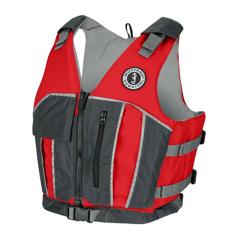 Mustang Reflex Foam Vest - Red/Grey - XS/Small [MV7020-861-XS/S-216] - Besafe1st® 