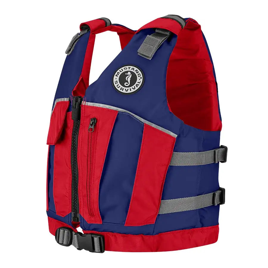 Mustang Youth Reflex Foam Vest - Navy Blue/Red [MV7030-80-0-216] - Premium Personal Flotation Devices  Shop now 