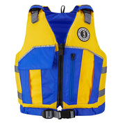 Mustang Youth Reflex Foam Vest - Yellow/Royal Blue [MV7030-220-0-216] - Besafe1st® 