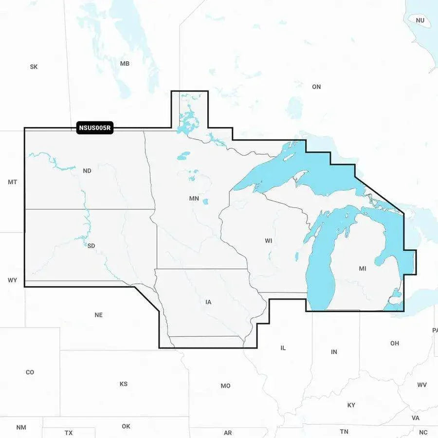 Garmin Navionics+ NSUS005R U.S. North Great Lakes [010-C1289-20] - Besafe1st