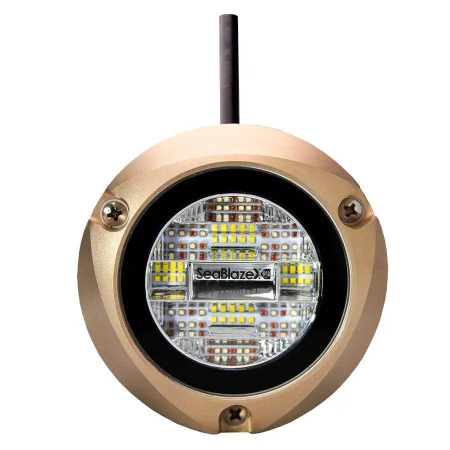Lumitec Zambezi X2 Surface Mount Underwater Light - White  Blue [101708] Lumitec