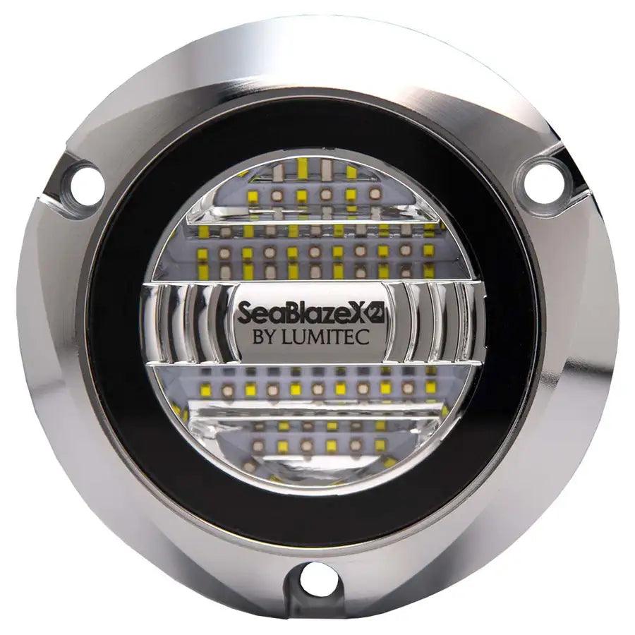 Lumitec SeablazeX2 Spectrum Underwater Light RGBW Polished Housing [101591] - Besafe1st® 