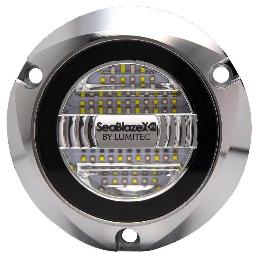 Lumitec SeablazeX2 Spectrum Underwater Light RGBW Polished Housing [101591] Lumitec