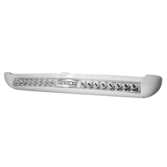 Lumitec Razor Light Bar - Spot - White Housing w/Inverted Logo Flush Mount [101603] Lumitec
