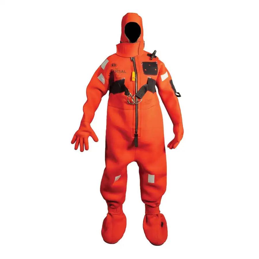 Mustang Neoprene Cold Water Immersion Suit w/Harness - Red - Adult Universal [MIS230HR-4-0-209] - Besafe1st