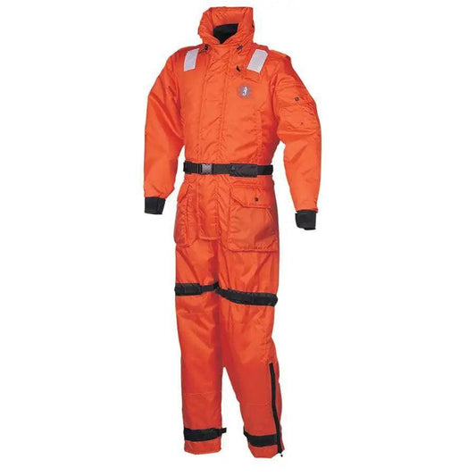 Mustang Deluxe Anti-Exposure Coverall  Work Suit - Orange - Large [MS2175-2-L-206] Mustang Survival