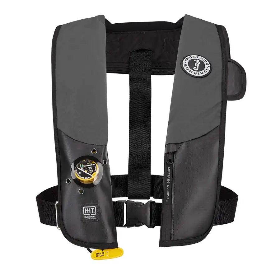 Mustang HIT Hydrostatic Inflatable PFD - Grey/Black - Automatic/Manual [MD318302-262-0-202] - Besafe1st® 