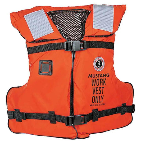 Mustang Type III/V Work Vest - Orange - Adult Universal [MV3192-2-0-16] - Besafe1st