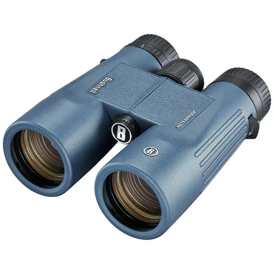 Bushnell 10x42mm H2O Binocular - Dark Blue Roof WP/FP Twist Up Eyecups [150142R] - Besafe1st® 