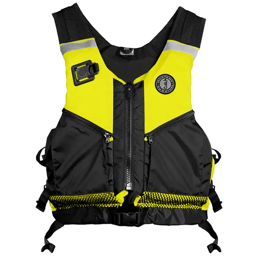 Mustang Operations Support Water Rescue Vest - Fluorescent Yellow/Green/Black - XL/XXL [MRV050WR-251-XL/XXL-216] - Besafe1st® 