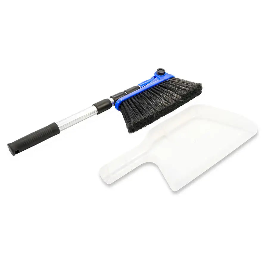 Camco RV Broom  Dustpan - Bilingual [43623] Besafe1st™ | 