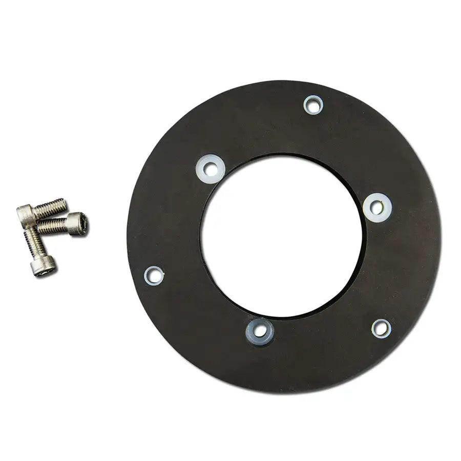 Lopolight Circular Baseplate f/Horizontal Mount Lights - Aluminum - Black [400-401-B] - Besafe1st