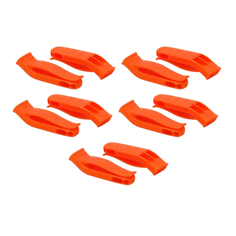Mustang Signal Whistle - Orange *10-Pack [MAWSTL10-2-0-101] - Besafe1st® 