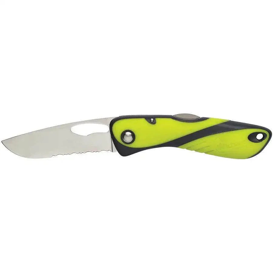 Wichard Offshore Knife - Single Serrated Blade - Fluorescent [10112] - Besafe1st