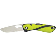 Wichard Offshore Knife - Single Serrated Blade - Fluorescent [10112] - Besafe1st® 