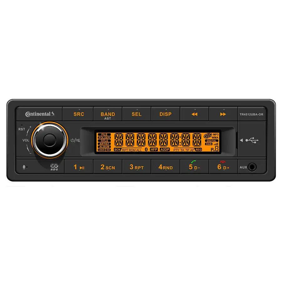 Continental Stereo w/AM/FM/BT/USB/PA System Capable - 12V [TR4512UBA-OR] - Besafe1st® 