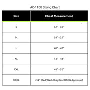 First Watch AC-1100 Flotation Coat - Hi-Vis Orange/Black - Small [AC-1100-OB-S] - Besafe1st® 